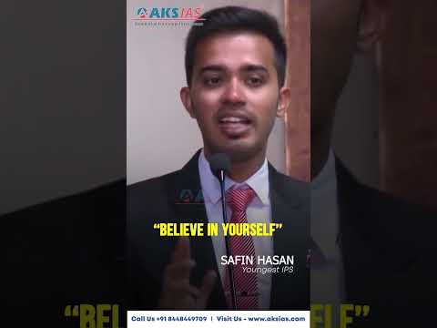 Drawing Inspiration from IPS Mr. Safin Hasan #upsc #aksias #iascoaching