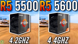 Ryzen 5 5500 vs Ryzen 5 5600 - Tested in 2023