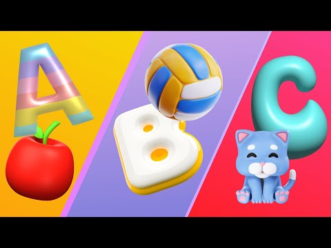 ABC Phonic Song | Toddler Learning Video | A for Apple B for ball