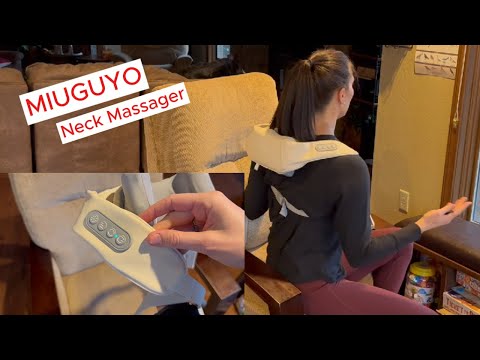 MIUGUYO Neck Massager,  portable and feels great! #neckmassage #massage #massager