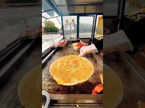 Asian street food crepe