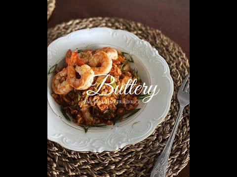 奶油鮮蝦泡菜炒飯 Buttery Kimchi Shrimp Fried Rice