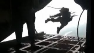 Paratrooper Accidentally Deploys His Reserve Parachute Inside Plane