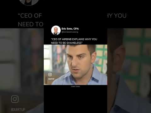 CEO of AIRBNB explains what you need to be successful