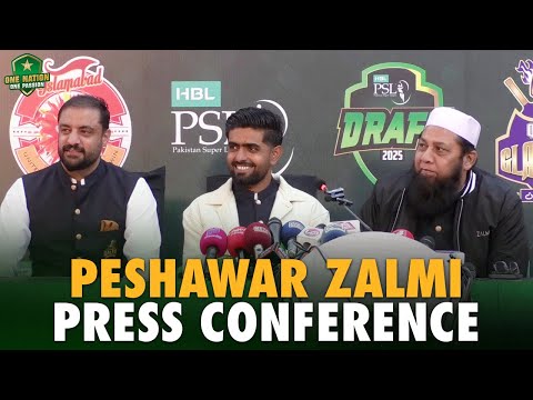 Peshawar Zalmi Press Conference | HBL PSL Player Draft 2025 | PCB