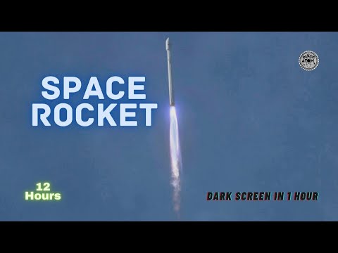 Space Rocket Launch Sounds for Deep Sleep & Relaxation⨀ Continuous Rocket White Noise ⨀ 12 Hours