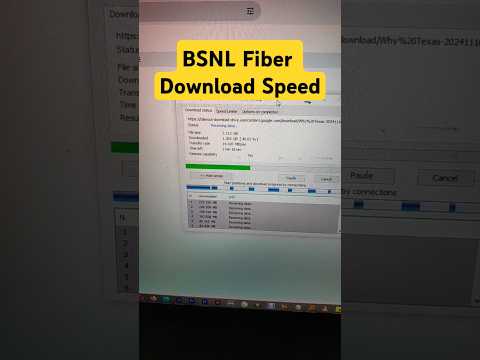 BSNL Fiber Download Speed 🔥🔥🔥😱😱😱