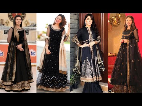 Latest Black ❤ Wedding Dress Design for Girls | Festive Black Dresses | Fashion Trends