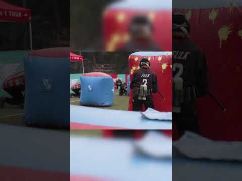 Caught you red handed!!! 🚨 🖐️ | Paintball 1vs1 | CHEATER | Hormesis Elite Tour #shorts