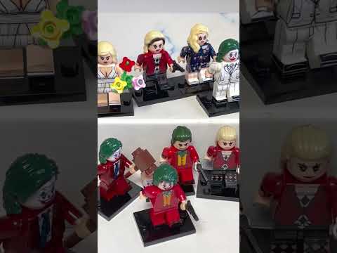 LEGO Joker: Folie à Deux Joker Arthur Fleck | Harley Quinn | Joker 2 Unofficial Minifigures #Shorts