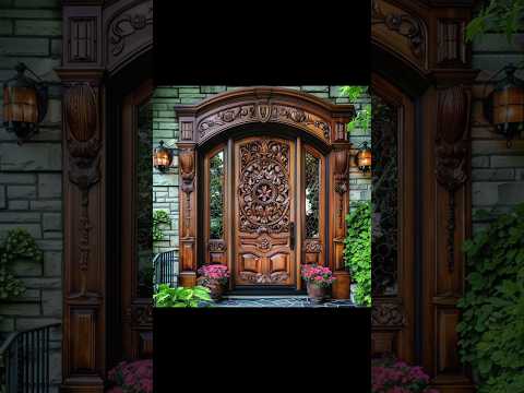 Luxurious entrance door  #woodendoordesign #doors #maindoor #shorts #ytviral #shortsviral #trending