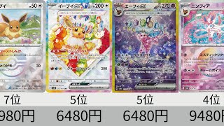 【ポケカ】大規模再販後！テラスタルフェスex最新販売価格ランキング SR以上+α【Pokémon cards】Market price of Prismatic Evolution