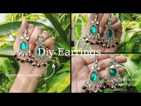 Handmade Jewellery Making | Diy Earrings | Tutorial | Diy Crafts With Minnie