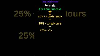 The Ultimate Formula For Your Success #success #successformula #goals