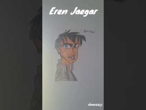 Drawing ATTACK ON TITAN characters Eren and Levi #anime