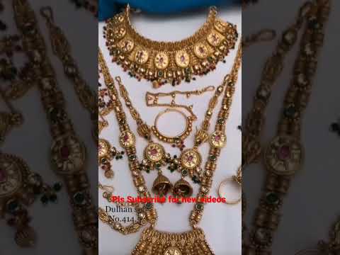 Rajwadi bridal set/High brass bridal set/wholesale price whatsapp 9535614642