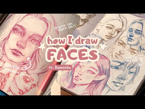 ₊✧ Drawing faces in a week ✧°｡ / learning with Domestika ~