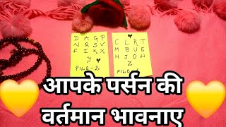 👩‍❤️‍👨🌺🌹🌼CURRENT FEELINGS-आपके पर्सन की वर्तमान भावनाए | TAROT LOVERS 111-TAROT CARD HINDI 🌹🌺🌼