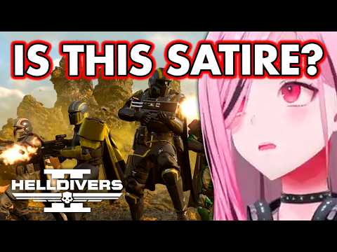 Calli's Reaction to Helldivers 2 Launch Trailer 【Hololive EN】