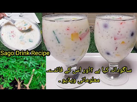 Tapioca Pearl Drink Recipe | Healthy Sago Drink | Sk's tasty dishes