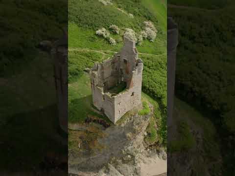 Greenan Castle is a 16th-century ruined tower house, around 2+1⁄2 miles southwest of Ayr #shorts