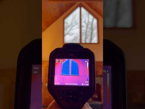 Explore with an IR Camera BEFORE the Blower Door Test on a Home