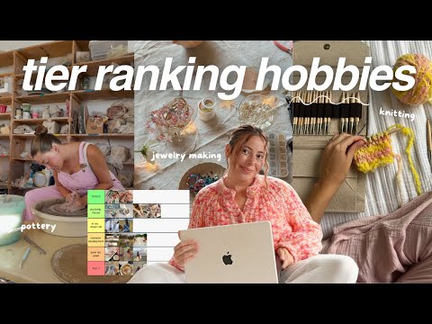 Hobby Inspiration for a Wholesome Lifestyle ✨🧵 tier ranking EVERY hobby i've tried as an adult