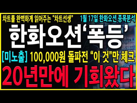 [한화오션 주가 전망]"긴급" 10만원 돌파는 확실! 하지만 반드시 트럼프 취임전 개미털기 파동을 반드시 한번은 피하고 가셔야 합니다! 필수시청! #hd현대마린솔루션 #한화오션