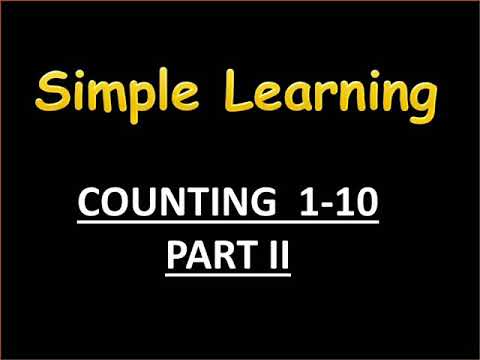 simple learning#number counting 1-10#counting for kids/toddlers