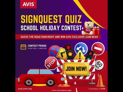 Avis SignQuest Quiz 2024 (Avis School Holiday Contest)