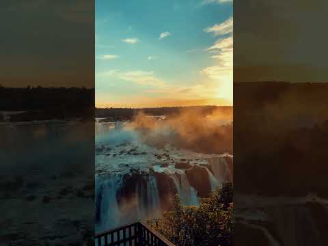 Waterfalls around every corner... and a Circle rainbow 🌈  iguazau falls, brazilian side.