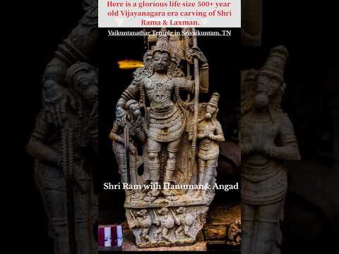 Ancient carving of Shri Ram and his brother Laxman on pillars | Vikash Dhakar | #ancient #shorts #yt