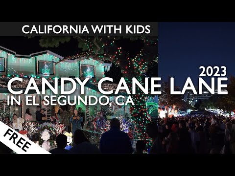 Opening Night At Candy Cane Lane In El Segundo, CA