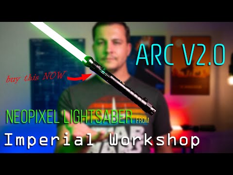 Arc V2.0 - Imperial Workshop Neopixel Lightsaber Review!