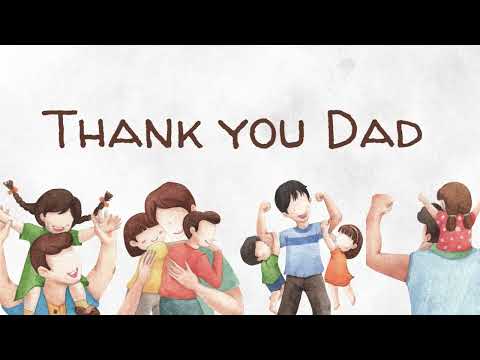 Thank you Dad | Father's Day Song for Kids | Let's Learn & Sing