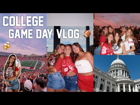 COLLEGE WEEKEND IN MY LIFE | game day vlog & farmers market