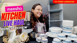 Best 10 Meesho Kitchen Products Haul Live Unboxing, Meesho Affordable Unique Kitchen Products Review