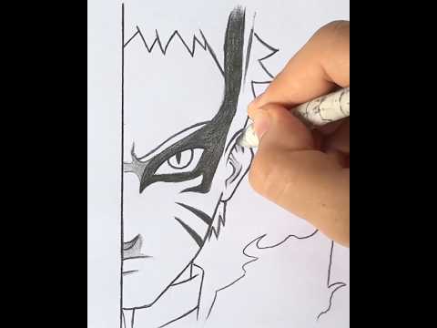 Naruto Baryon mode #drawing #art #sketch #anime #naruto #narutoart #shorts #shortvideo