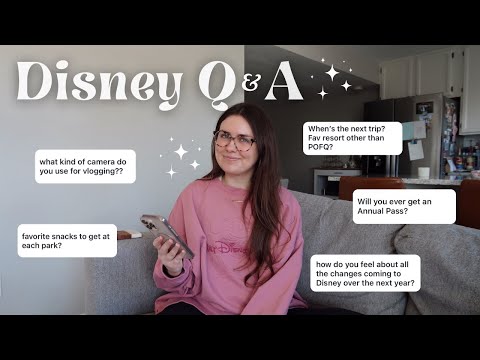 Disney World Q&A ✨🏰 vlogging tips, how I budget for Disney, new multipass system, favorites, & more!