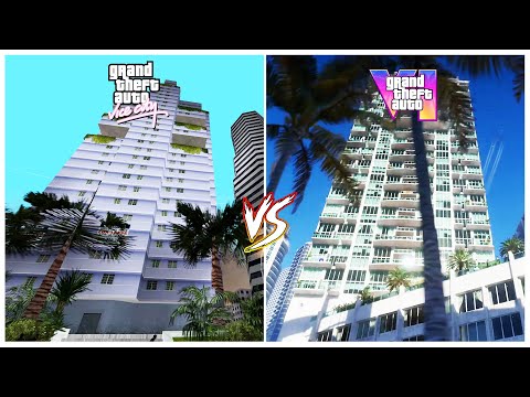 GTA Vice City vs GTA VI  - Location Comparison!