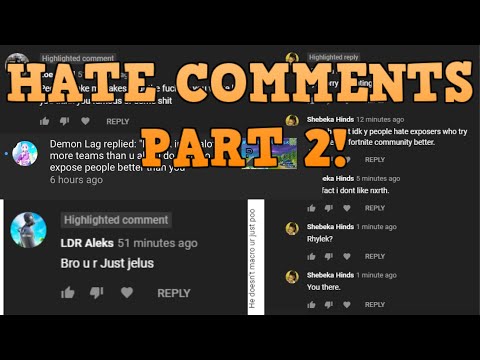 reading hate comments part 2!