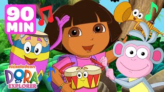 Dora FULL EPISODES Marathon! ➡️ | Musical Episodes - 90 Minutes! | Dora the Explorer