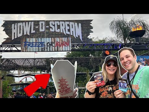 Howl-O-Scream at SeaWorld Orlando | Signature Eats, Inside ALL Houses & Scare Zones 2023