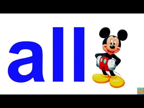 Sight Words | High Frequency Words | Kindergarten Sight Words | Popcorn Words with Mickey Mouse