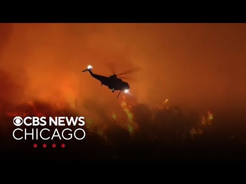 Firefighters brace for high winds in Los Angeles