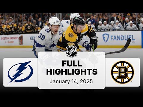 NHL Highlights | Lightning vs. Bruins | January 14, 2025