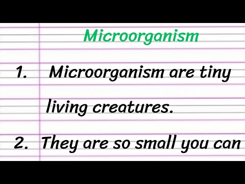 Microorganisms Essay in English 10 Lines || Microorganism Essay in English || Microorganism Essay