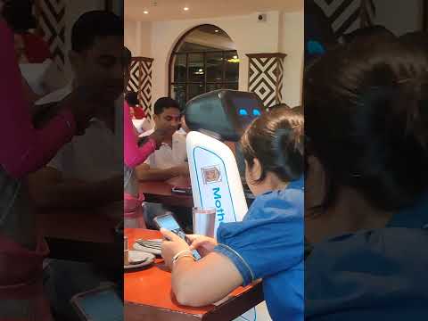 Robots are serving food at mother's hut krishnagar #short #restaurant