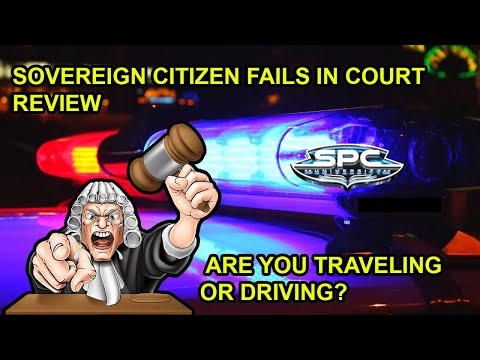 SOVEREIGN CITIZEN FAILS IN COURT REVIEW- RIGHT TO TRAVEL