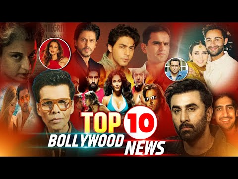 Top 10 Bollywood News | Karan J | Ranveer Kapoor | Aryan K | Shah Rukh Khan | Dhoom 4 | Latest News